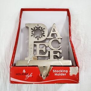 Christmas Stocking Holder |Peace |Snowflake| Holiday